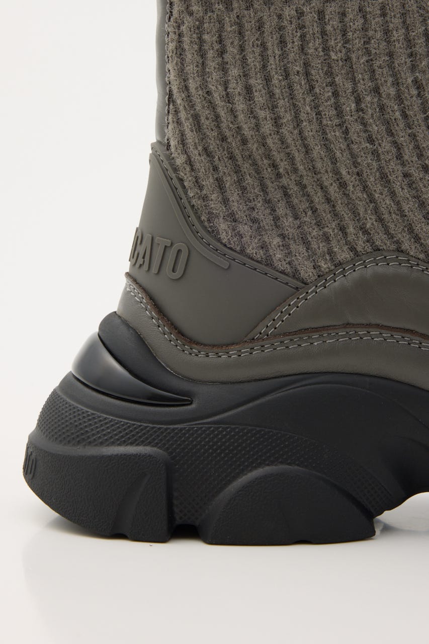 ドルチェコードスニーカーブーツ GRY 24.5cm