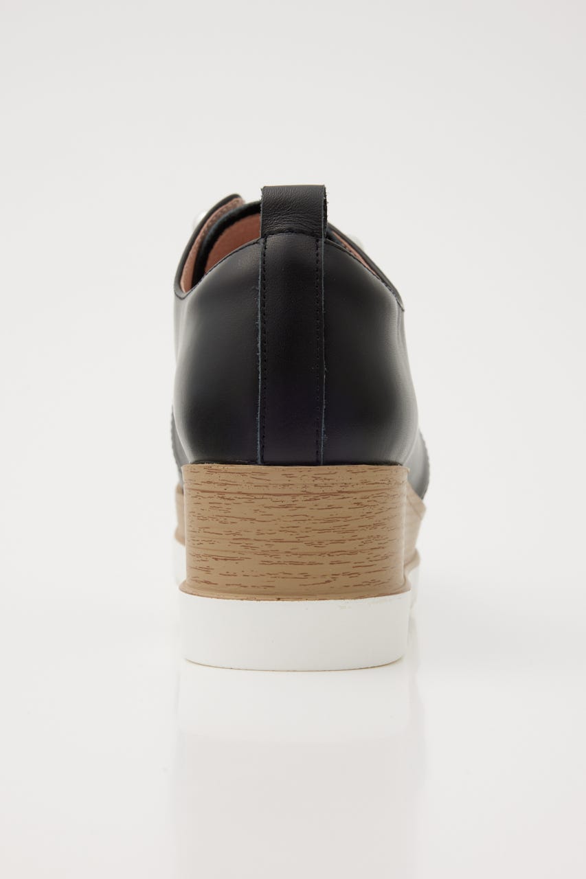 【美品】　STACCATO　メイジーパールプラットフォーム　黒　22cm STACCATO | メイジーパールプラットフォーム (ローファー