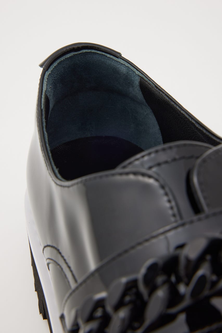 ビッグチェーンタンクソールシューズ L/BLK 23.5cm