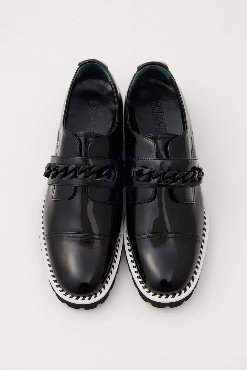 ビッグチェーンタンクソールシューズ L/BLK 23.5cm