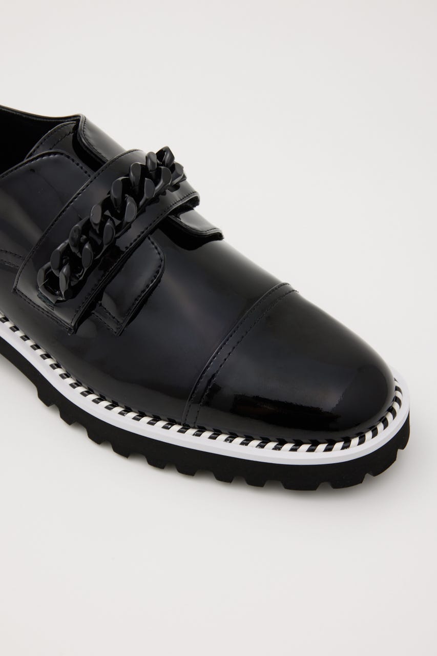 ビッグチェーンタンクソールシューズ L/BLK 23.5cm