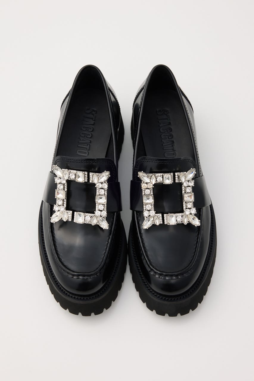 STACCATOローファー　ブラック　新品未使用 STACCATO | エルザボリュームローファー (ローファー