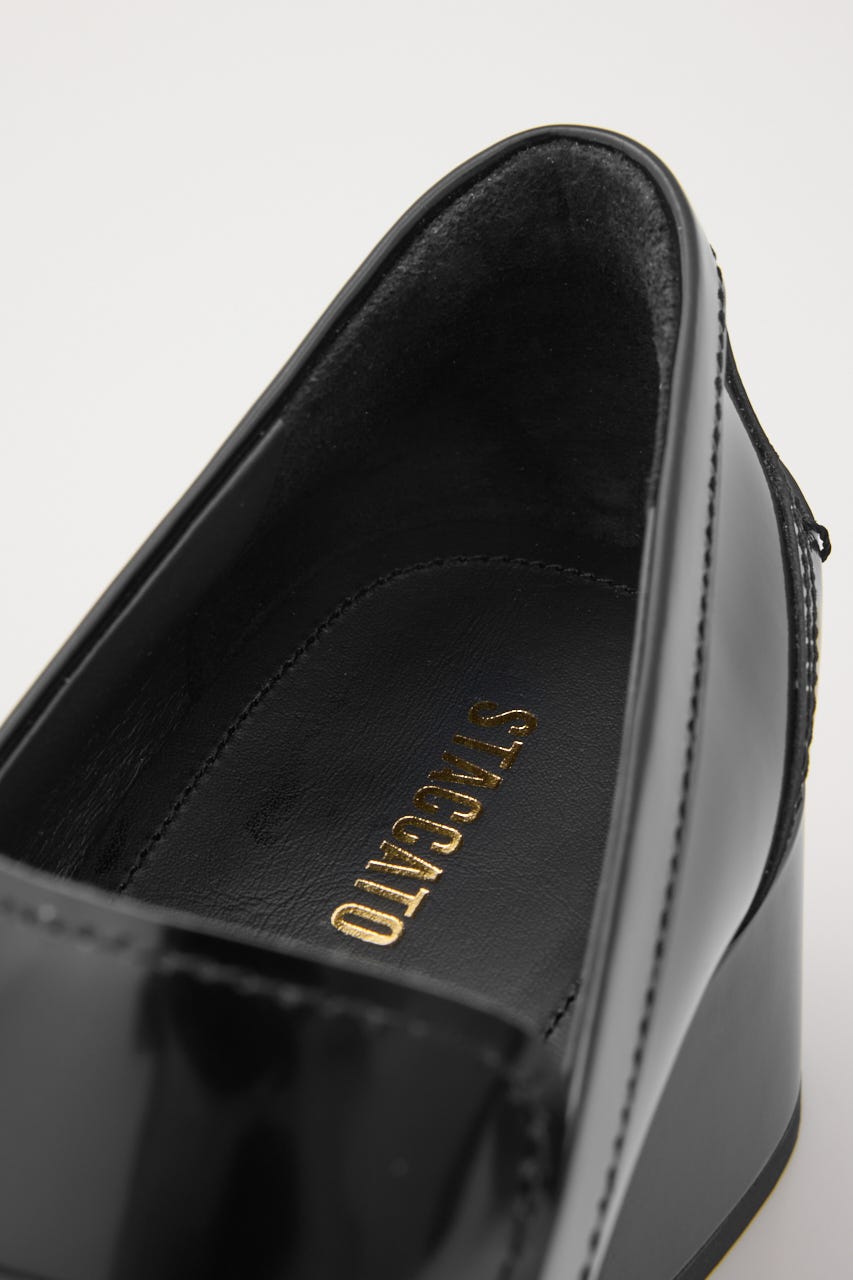 STACCATOローファー　ブラック　新品未使用 STACCATO ローファー ダイスタンクソールローファー レディース