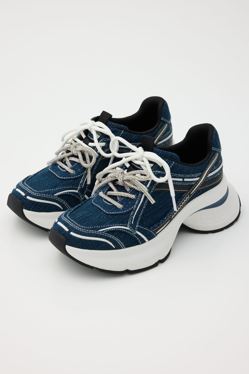 ドルチェダブルリボンボリュームスニーカー IDG 24.0cm