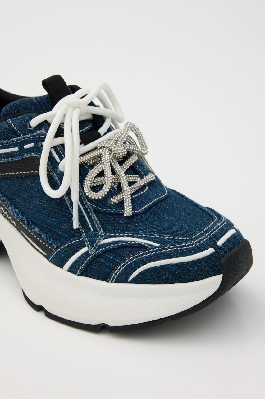 ドルチェダブルリボンボリュームスニーカー IDG 24.0cm