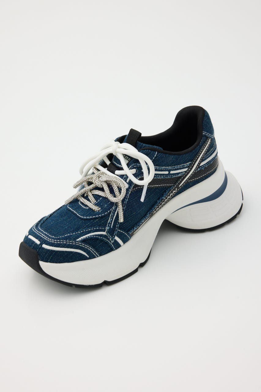 ドルチェダブルリボンボリュームスニーカー IDG 24.0cm