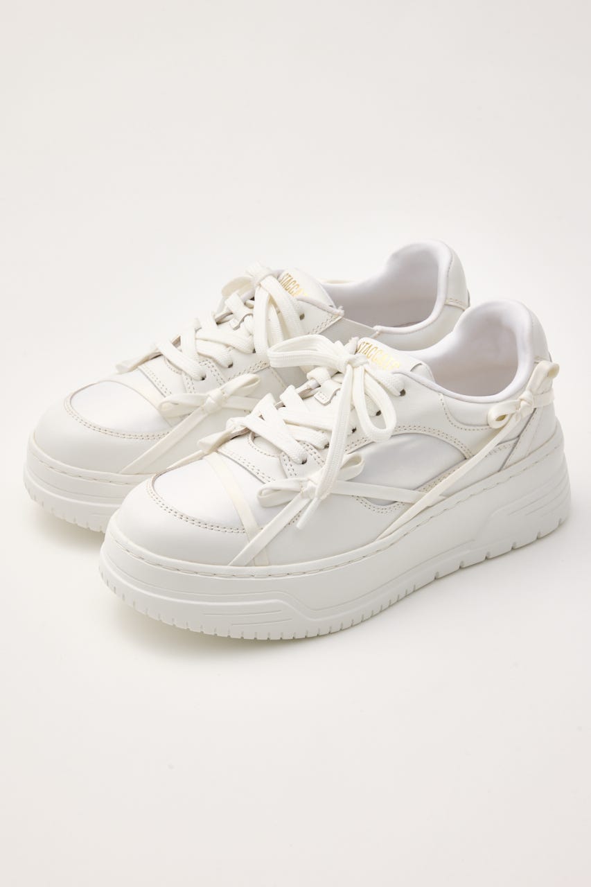 【極美品】STACCATO スタッカートシルバーメイジーパールプラットフォーム STACCATO スタッカート メイジーパールプラットフォーム