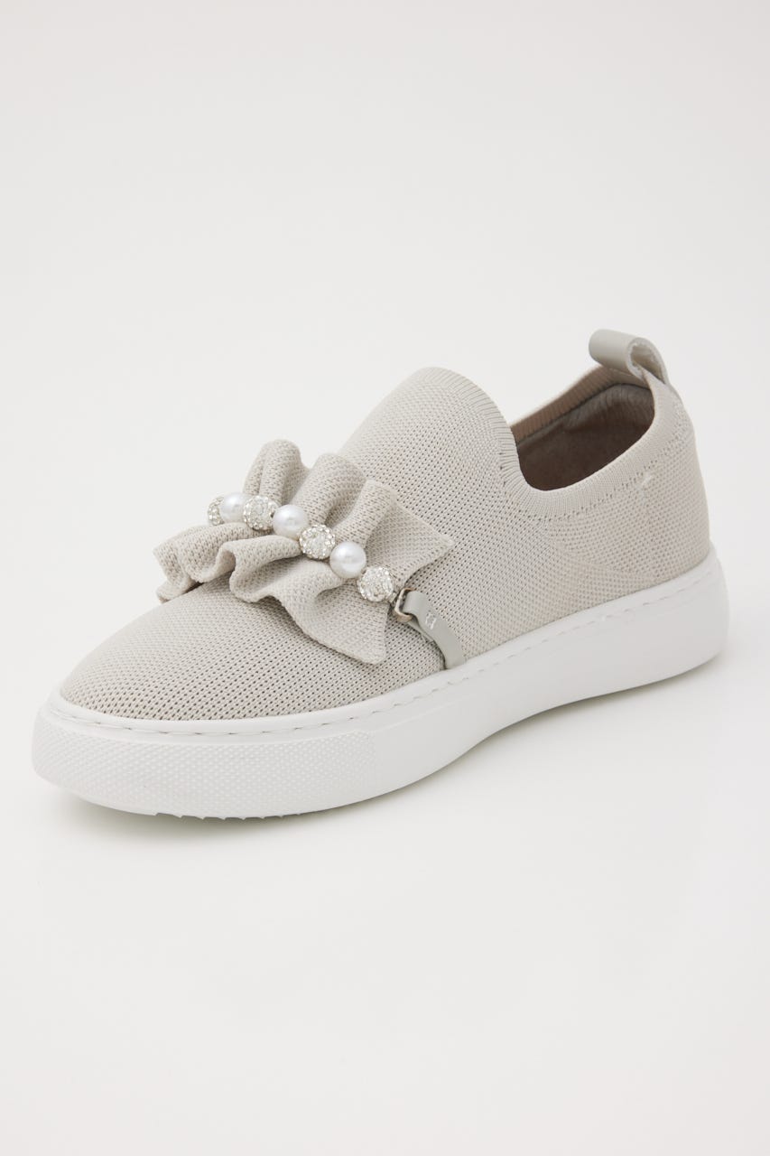 ピアプットギャザースリッポン GRY 22.0cm