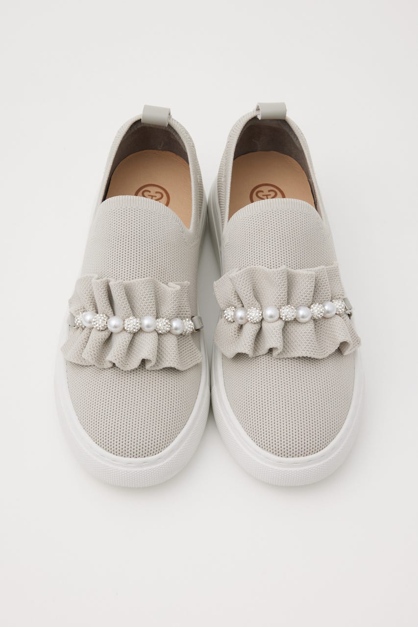 ピアプットギャザースリッポン GRY 22.0cm