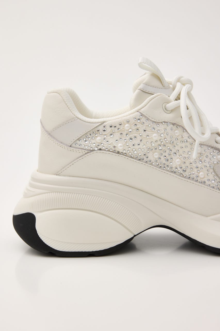 STACCATO | パールミックスハイヒールスニーカー (スニーカー