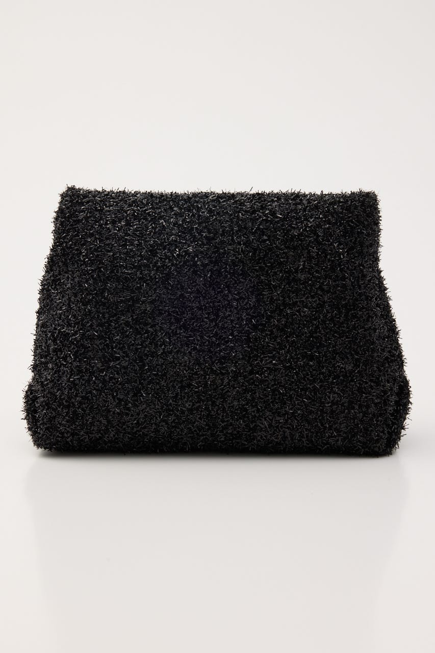 ルリーパールリボンショルダーバッグ BLK FREE