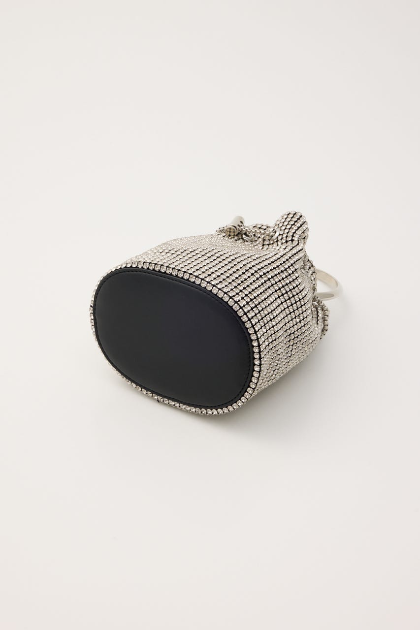 シャインワンハンドルパーティーバッグ BLK FREE