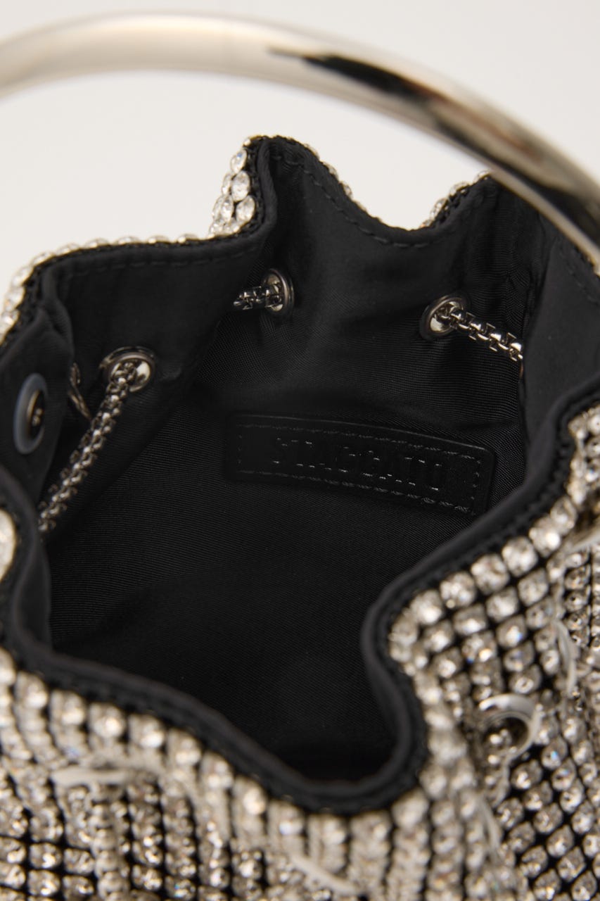 シャインワンハンドルパーティーバッグ BLK FREE