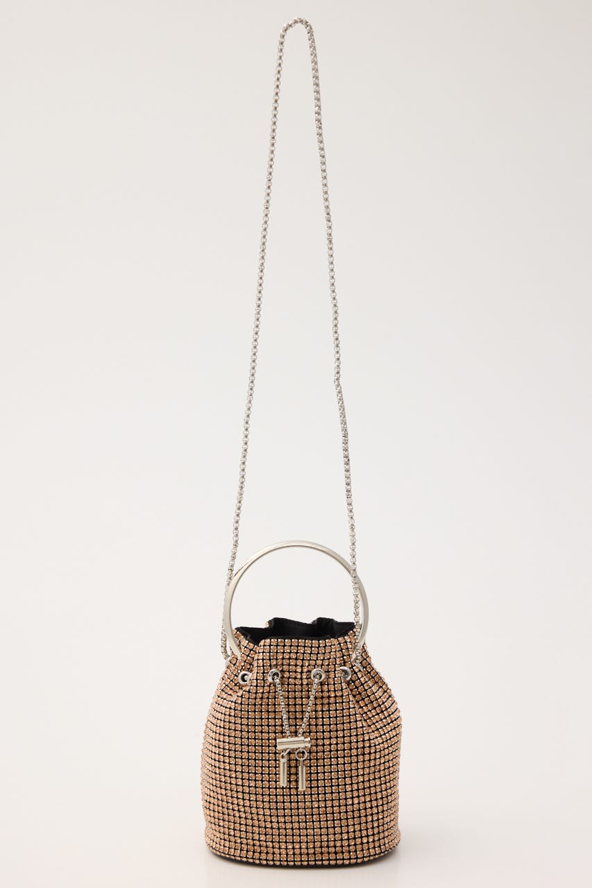 シャインワンハンドルパーティーバッグ P.GLD FREE