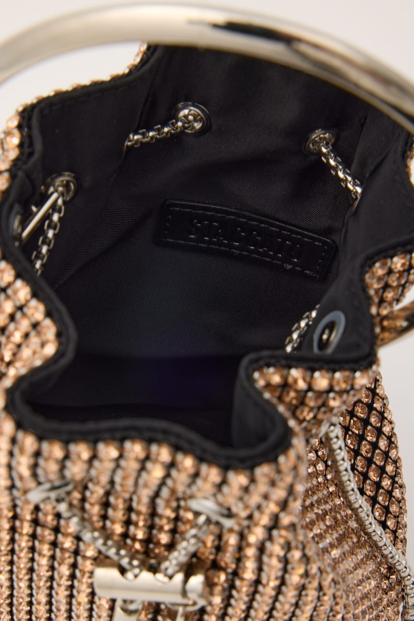 シャインワンハンドルパーティーバッグ P.GLD FREE