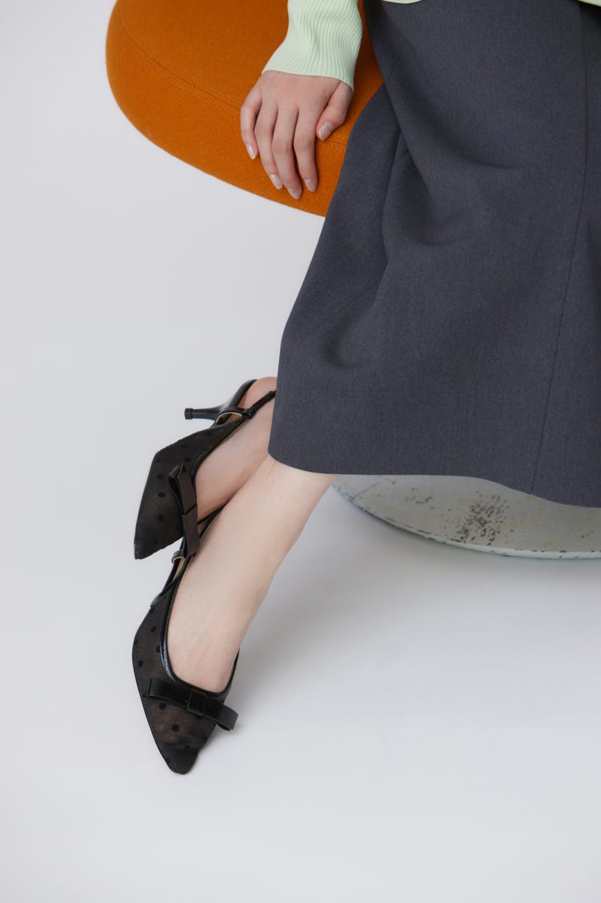 STACCATO | ドットヌーディーバックスリングパンプス (パンプス