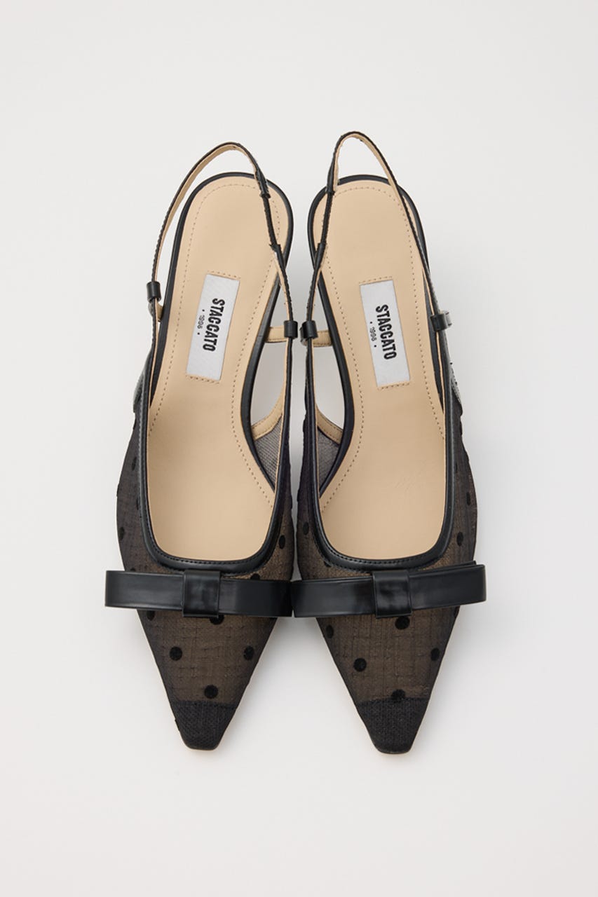 STACCATO | ドットヌーディーバックスリングパンプス (パンプス