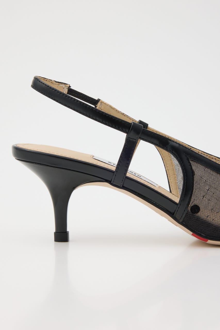 STACCATO ドットヌーディーバックスリングパンプス STACCATO | ドットヌーディーバックスリングパンプス (パンプス