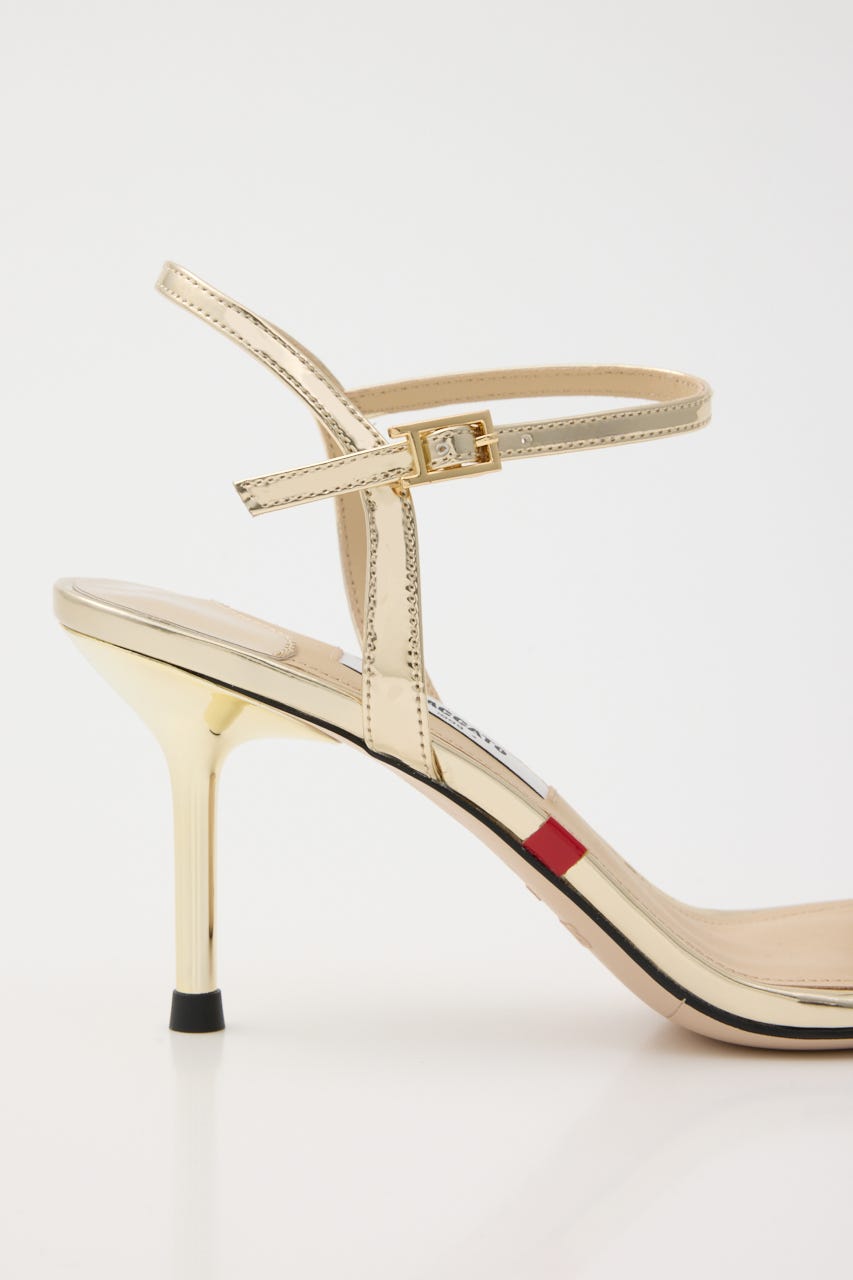 スィンリボンピンヒールサンダル GLD 22.0cm