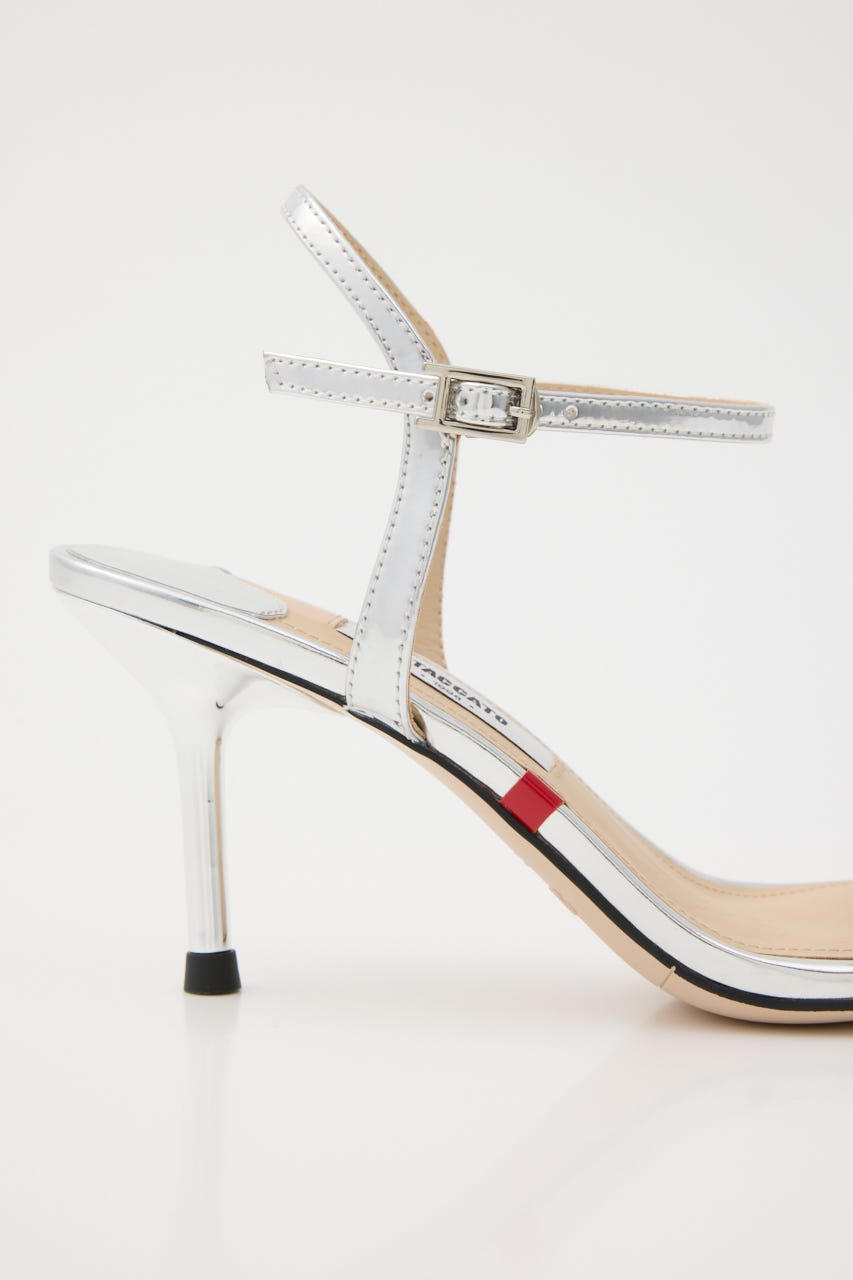 スィンリボンピンヒールサンダル SLV 22.5cm