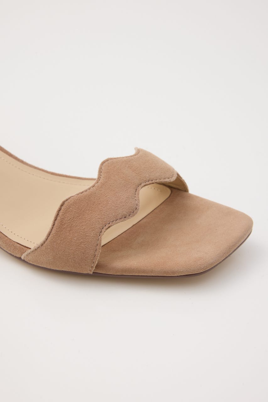 スカラップカットサンダル D/MOCHA 23.0cm