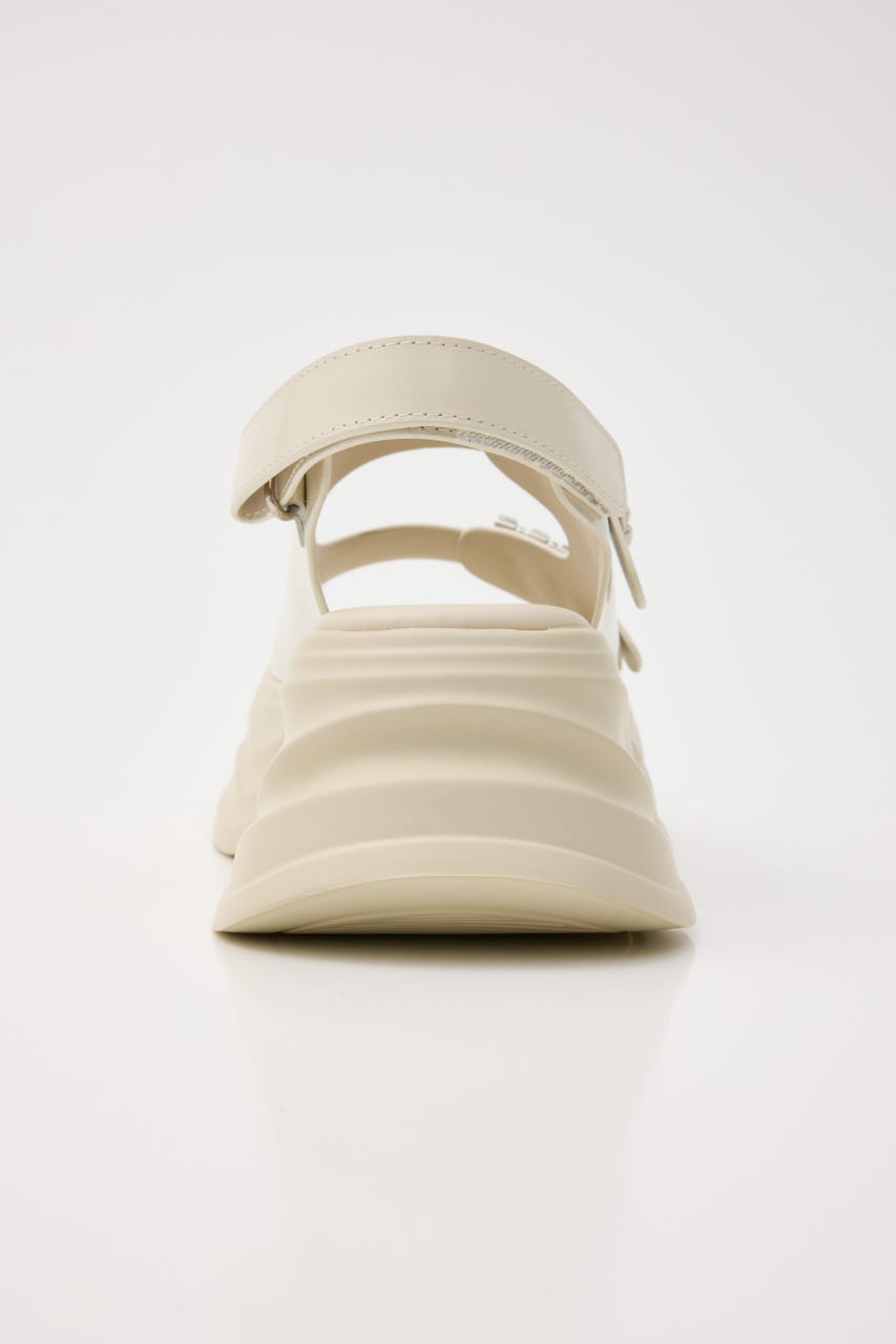 ジャスパーボリュームソールサンダル WHT 24.5cm