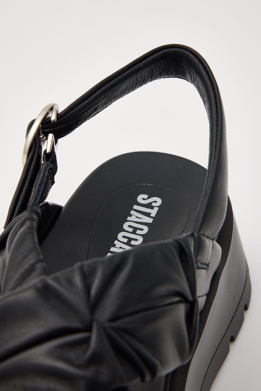 クロスベッセルサンダル BLK 23.5cm