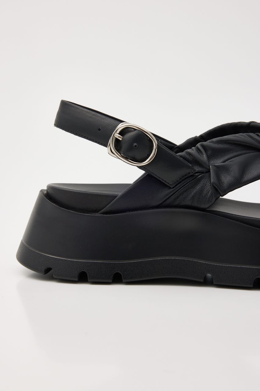 クロスベッセルサンダル BLK 23.5cm