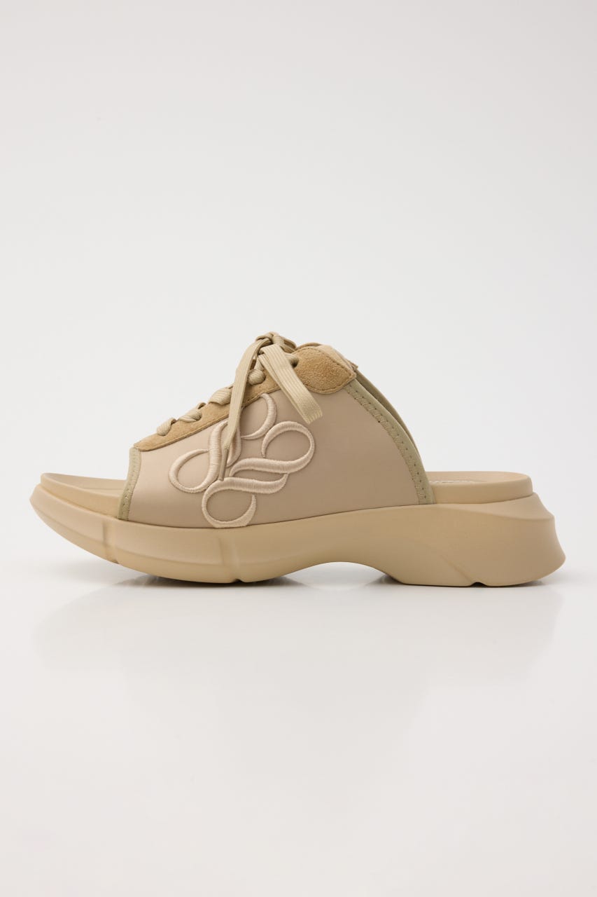 モッチーラップサンダル BEG 22.5cm