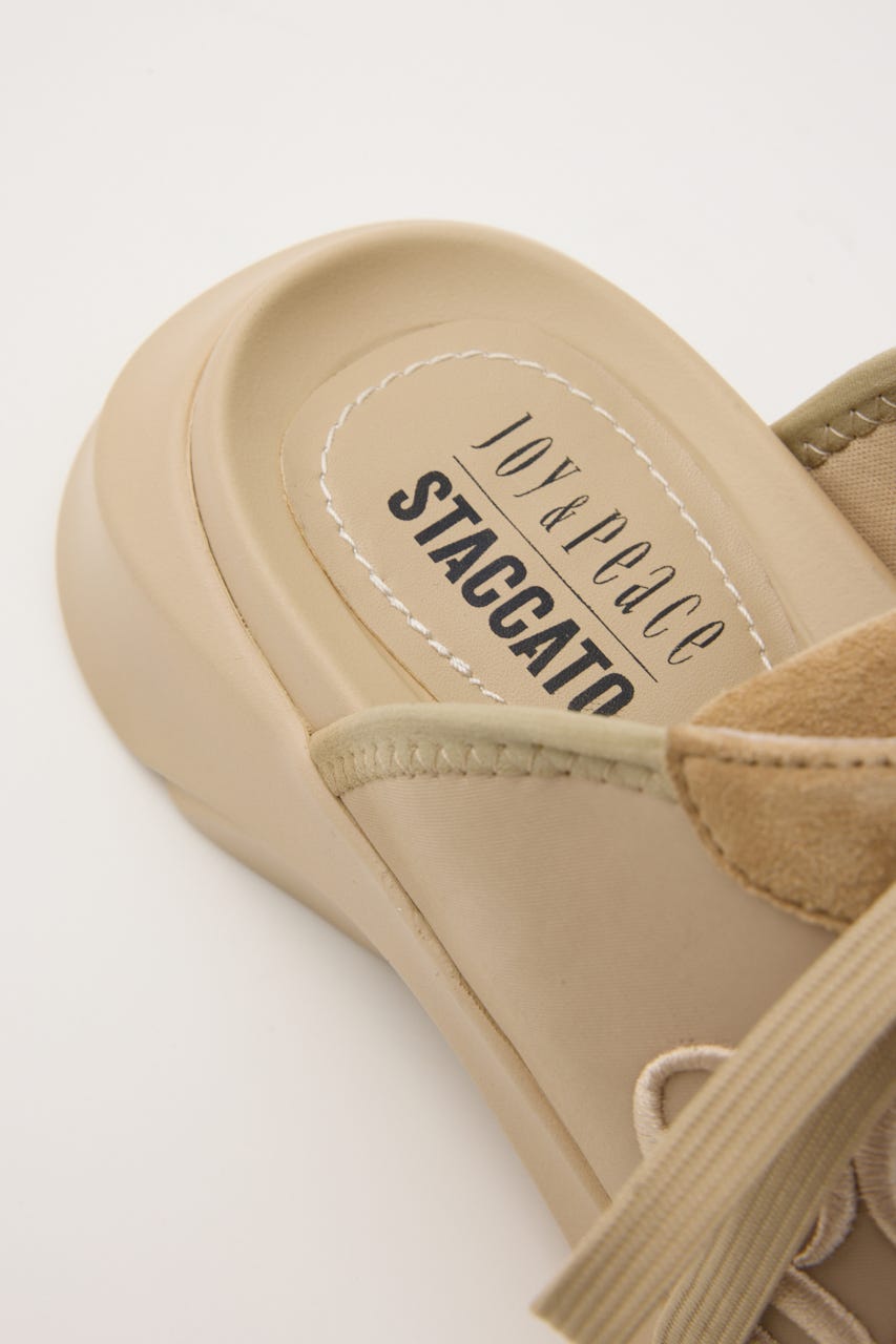 モッチーラップサンダル BEG 22.5cm