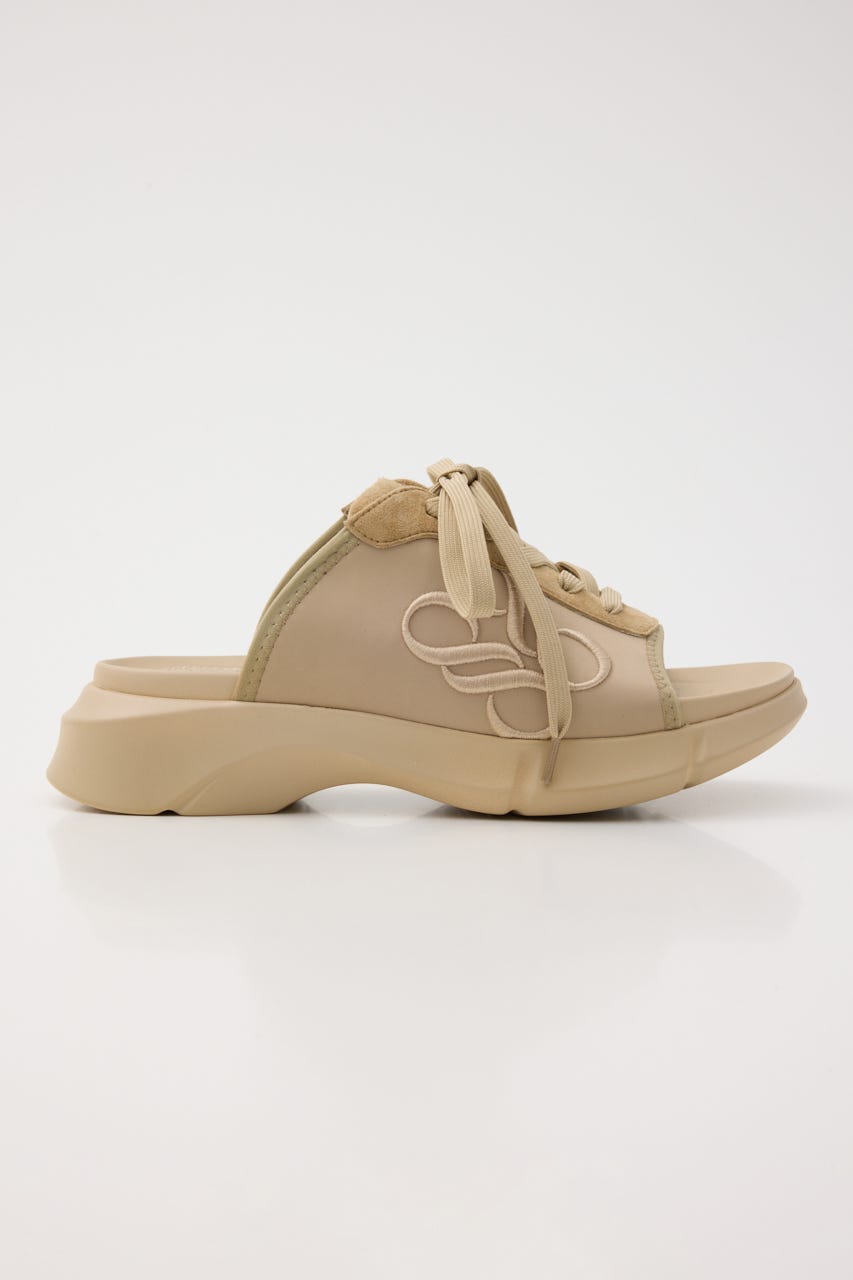 モッチーラップサンダル BEG 22.5cm