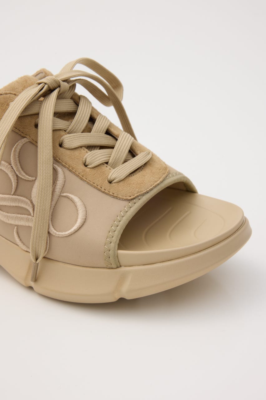 モッチーラップサンダル BEG 22.5cm