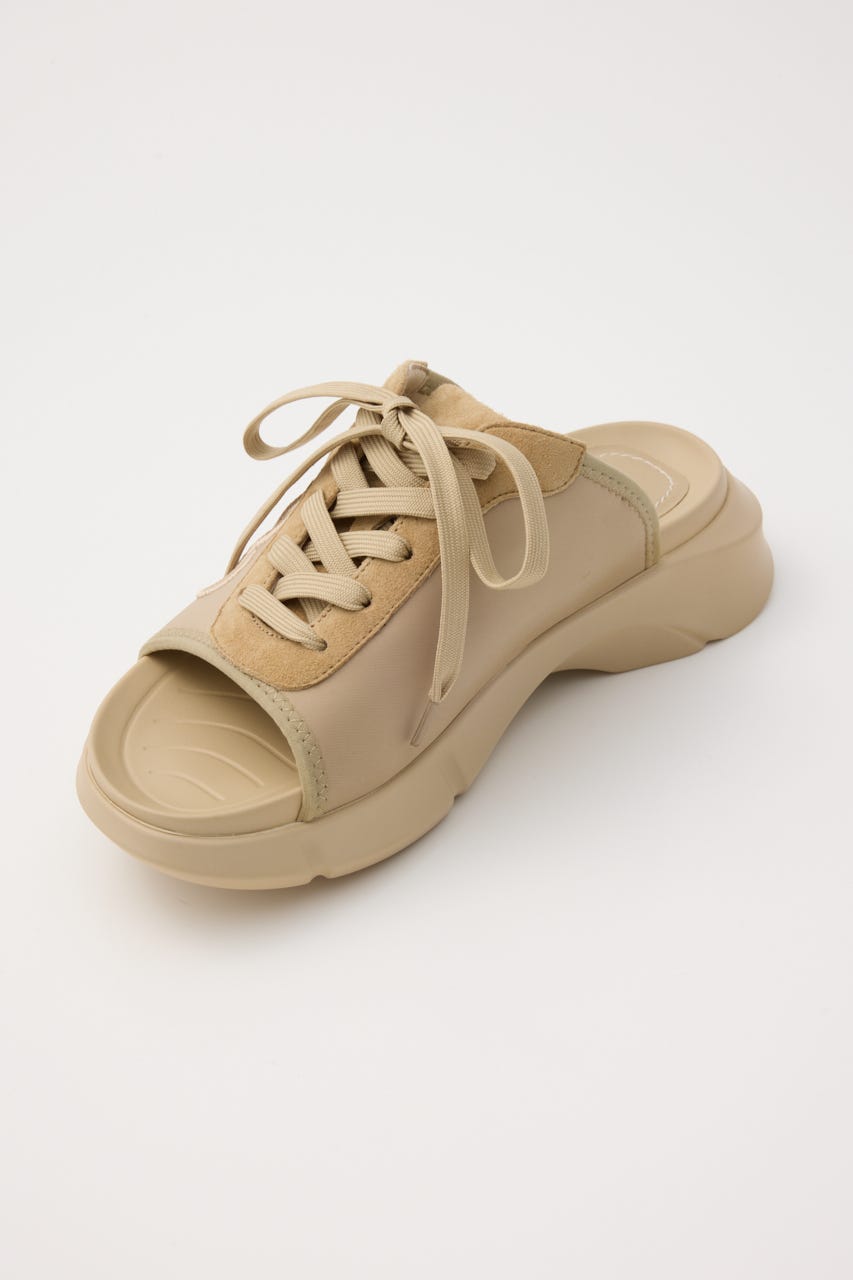 モッチーラップサンダル BEG 22.5cm