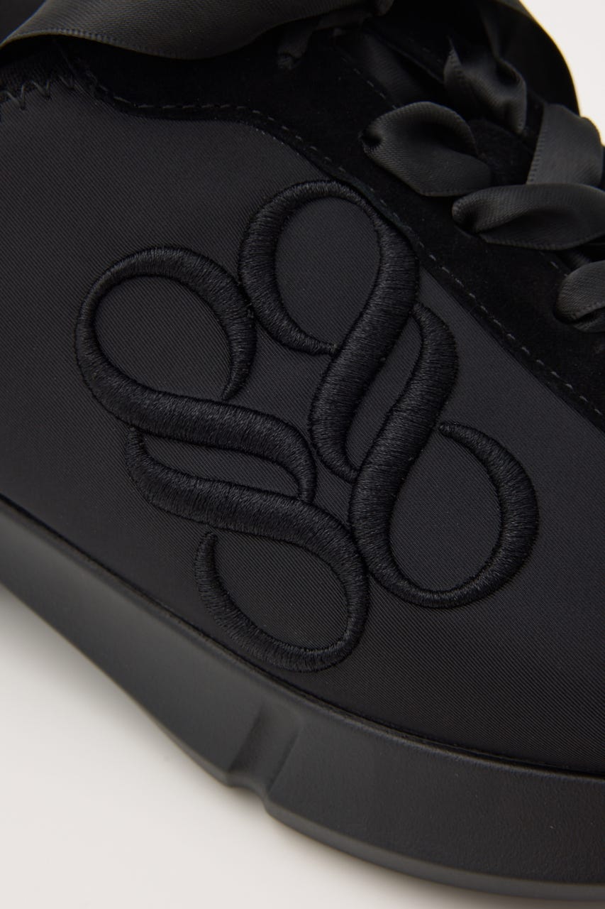 モッチーラップサンダル BLK 22.5cm