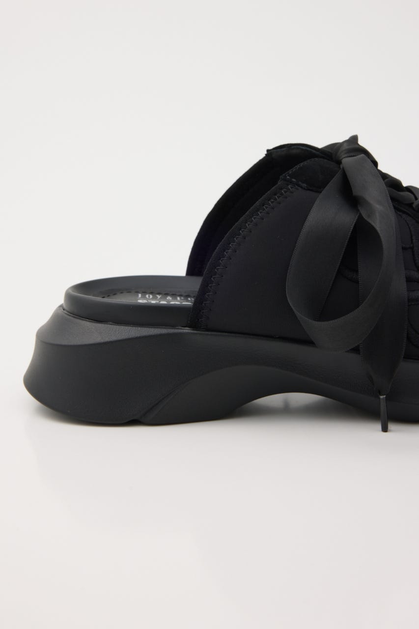 モッチーラップサンダル BLK 22.5cm