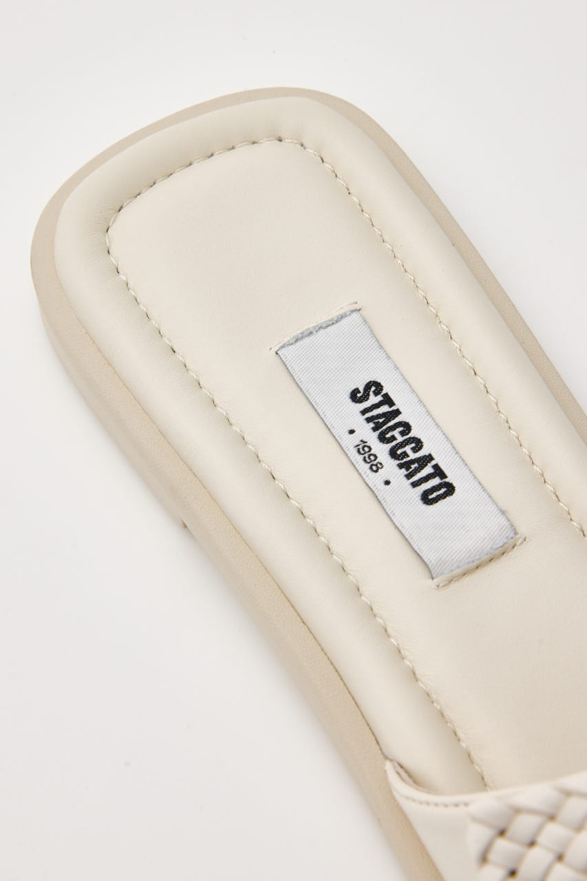 BIGリボンイントレチャートフラット WHT 24.0cm