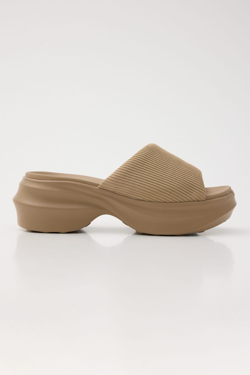 ユーミーニットサンダル BEG 22.0cm