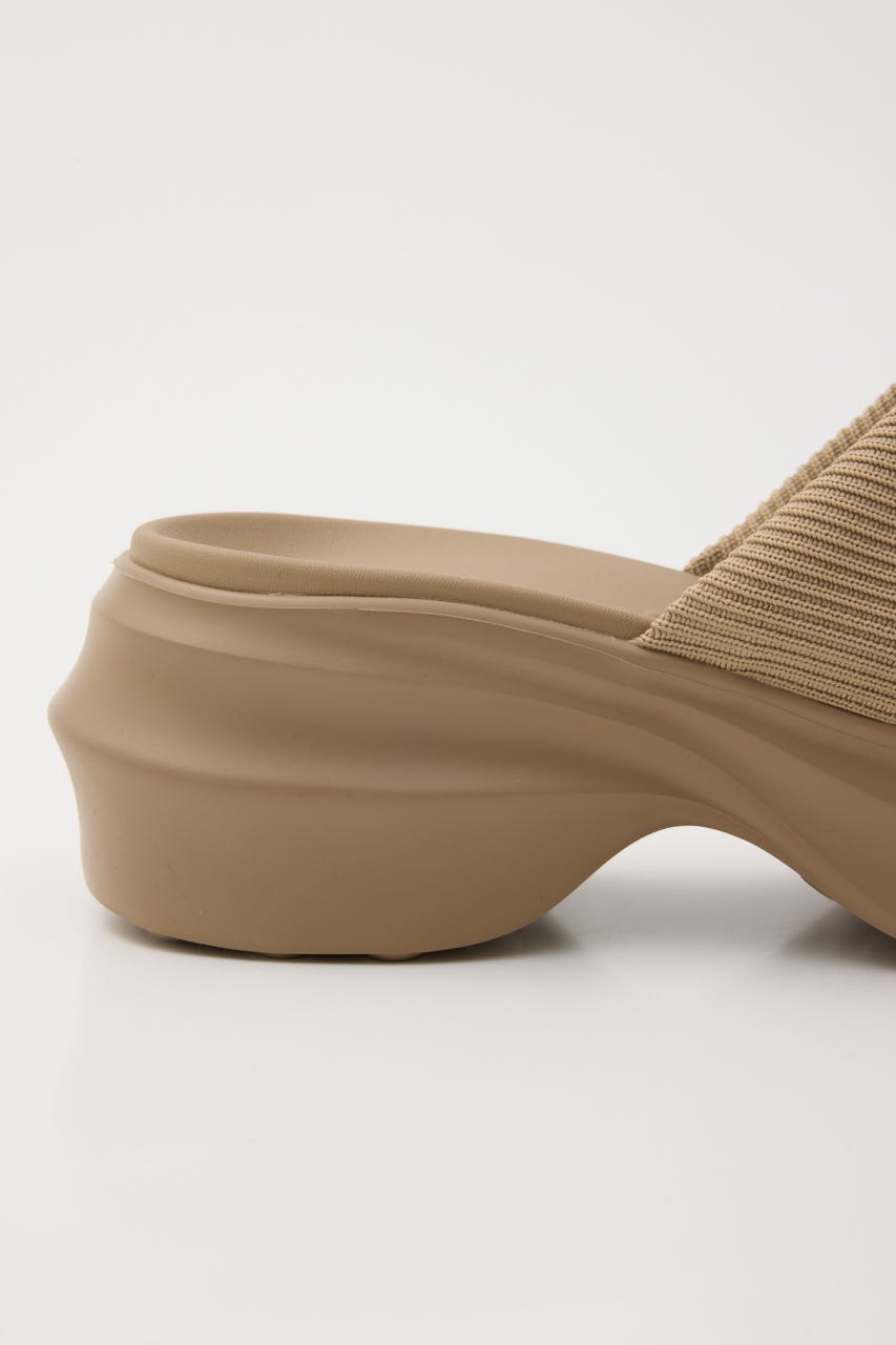 ユーミーニットサンダル BEG 22.0cm