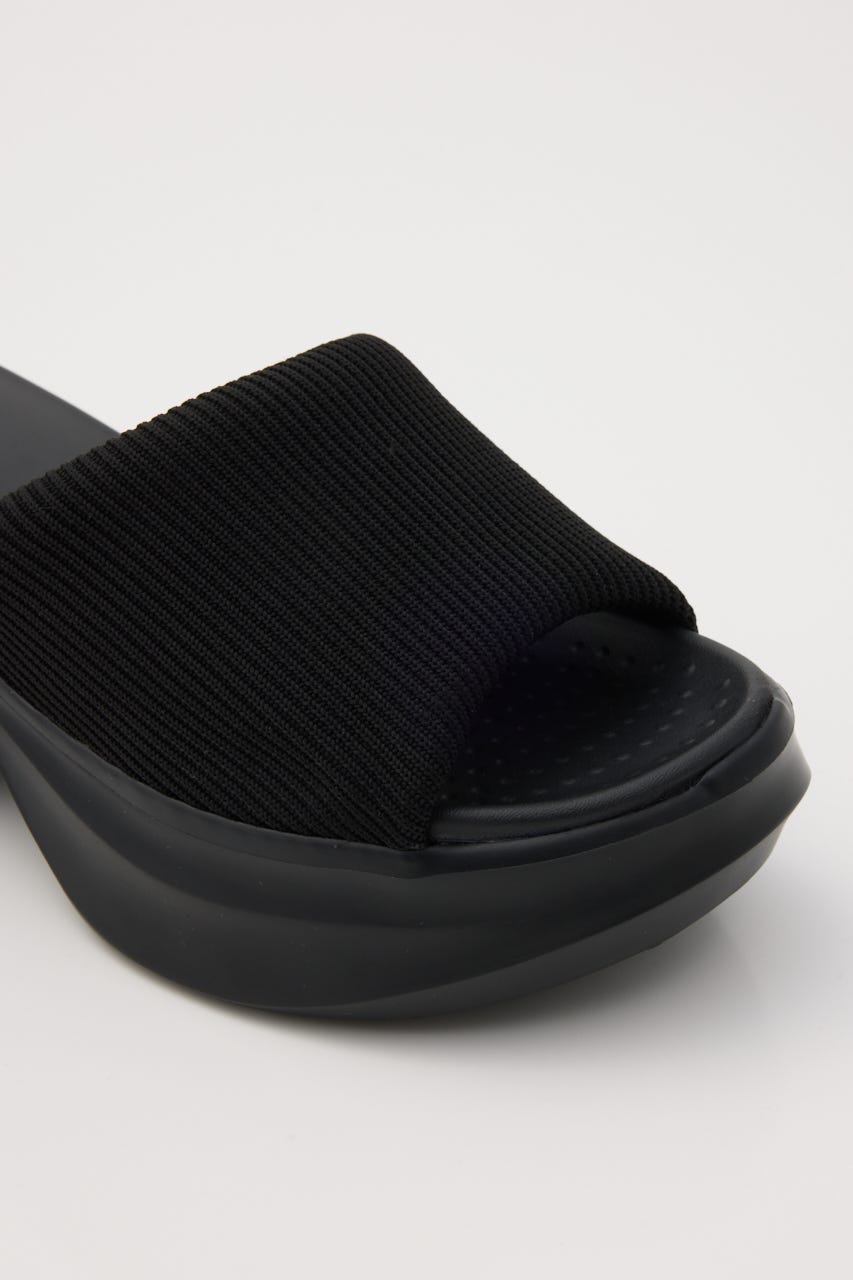 ユーミーニットサンダル BLK 22.0cm