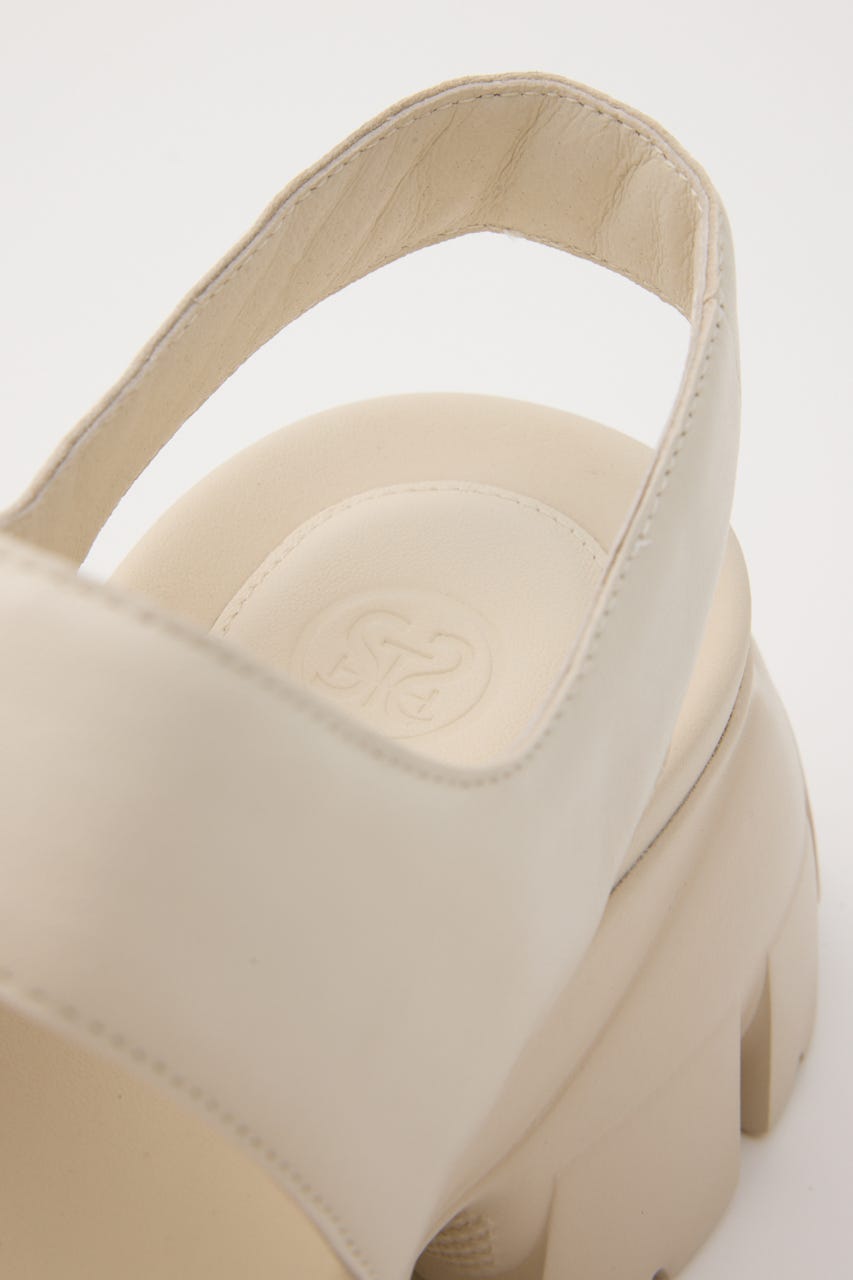 Ｗベルトラギットソールサンダル WHT 22.5cm