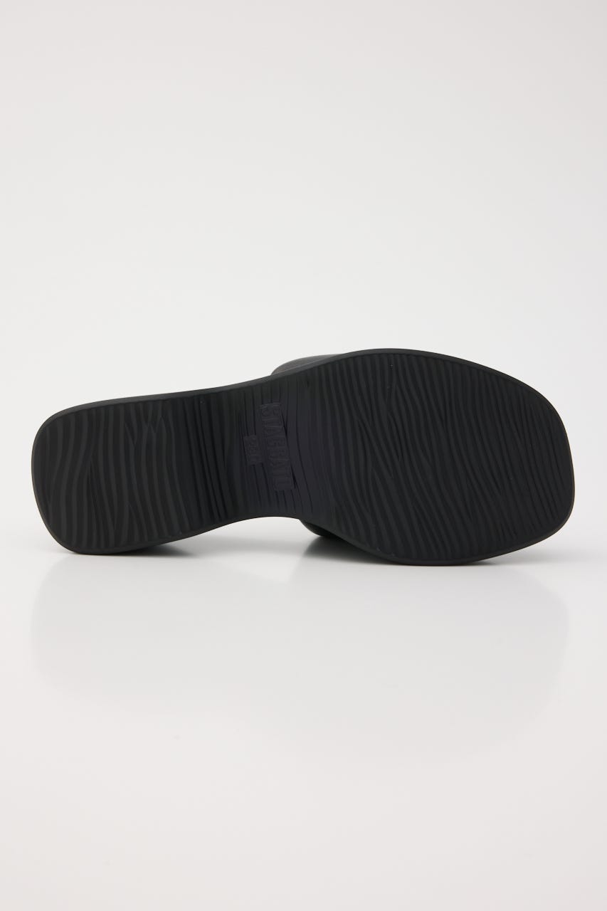 PETER DO◆レザー プラットフォーム サンダル 6cm 40%OFF】BRADOR ブラドール レザー メッシュ フラット サンダル