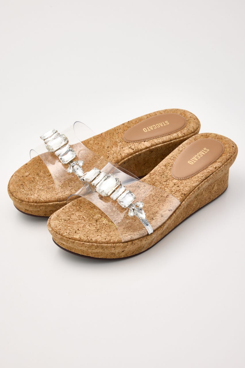 ティアラコルクプラットフォーム SLV 24.5cm