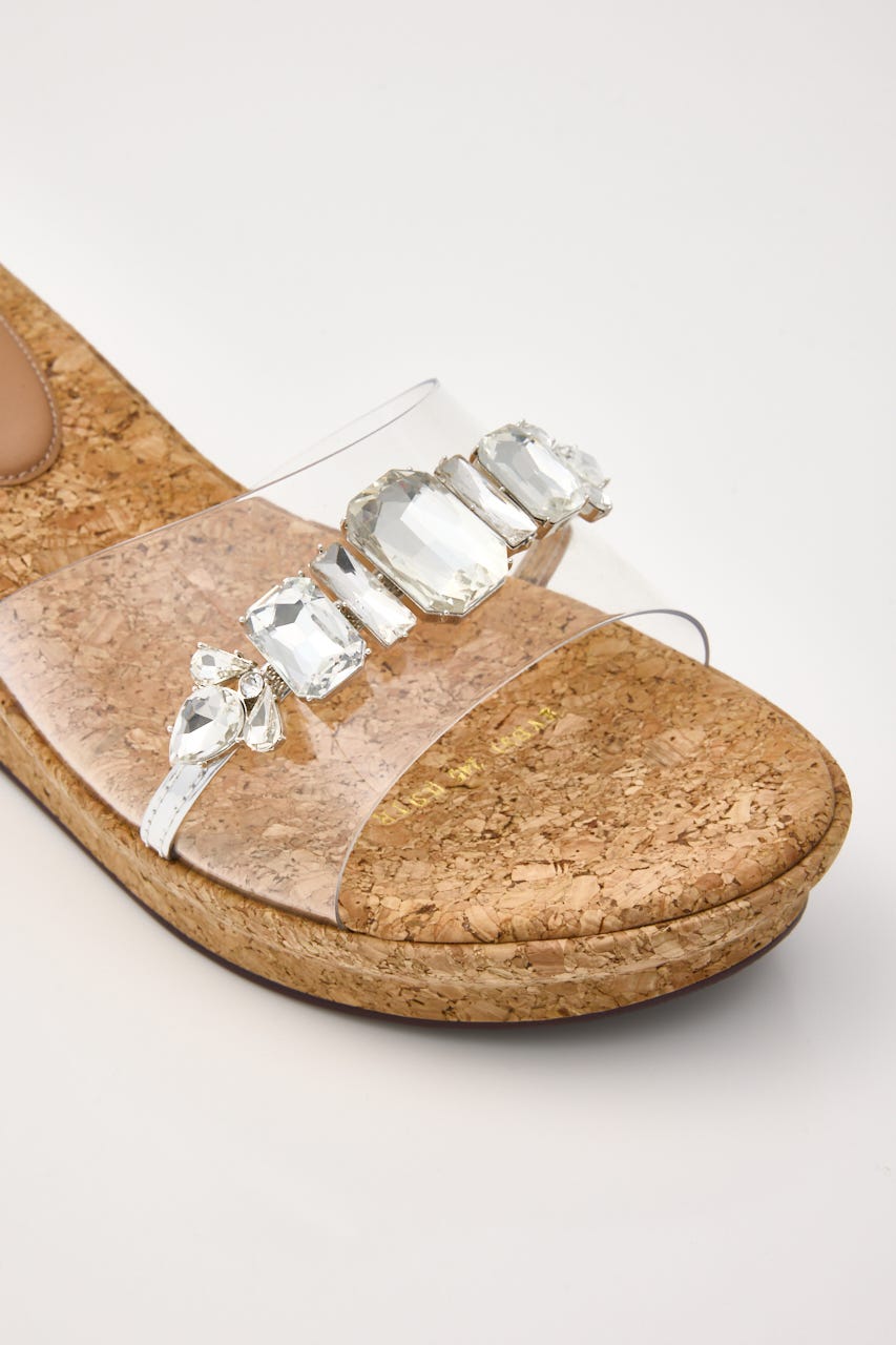 ティアラコルクプラットフォーム SLV 24.5cm