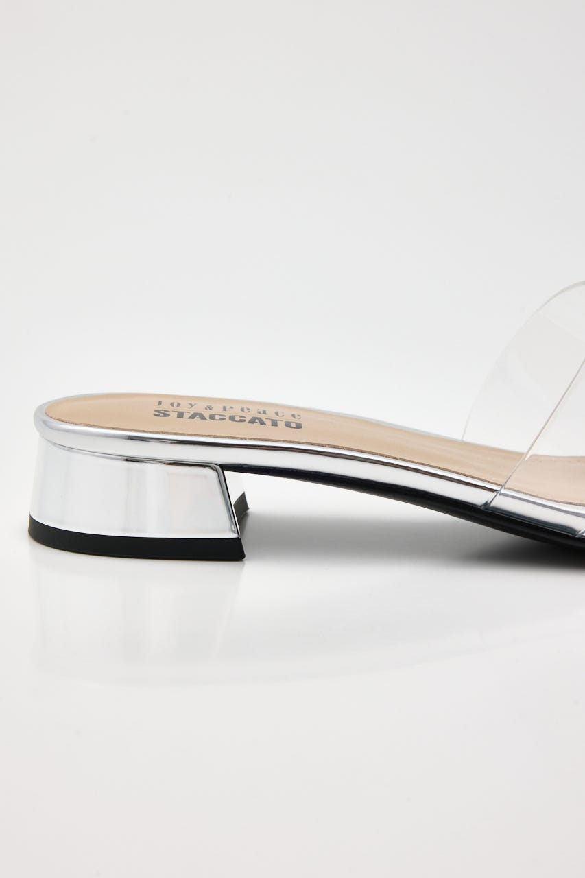 ヌーディーバブルクリアフラット SLV 24.0cm