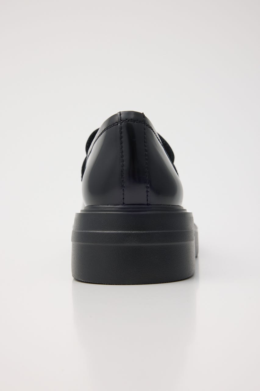 ウイングタンクソールローファー BLK 24.0cm