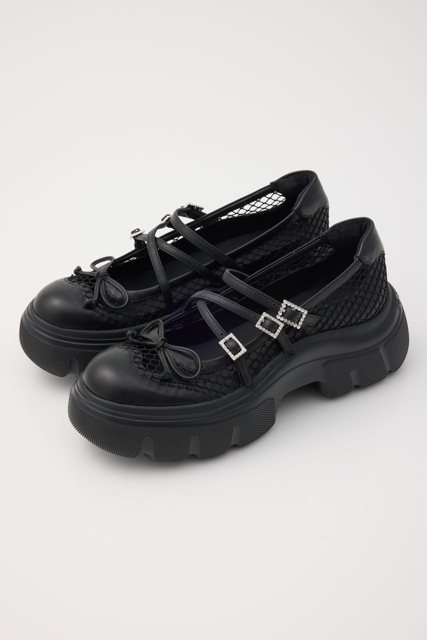 ビリーベルトコンビネットスニーカー BLK 24.0cm