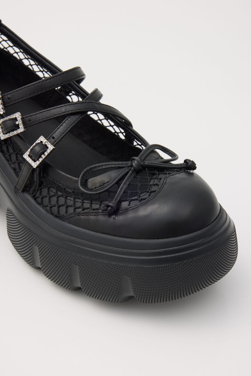 ビリーベルトコンビネットスニーカー BLK 24.0cm