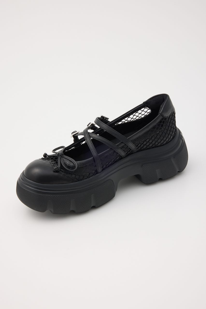 ビリーベルトコンビネットスニーカー BLK 24.0cm