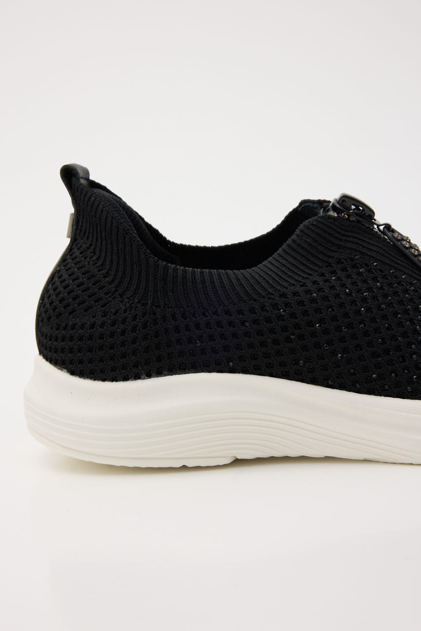 デザインZIPハンディライトスリッポン BLK 25.0cm