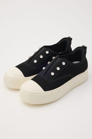【新品】STACCATOストーンハンディプラットフォームスリッポン STACCATO | ストーンハンディプラットフォームスリッポン